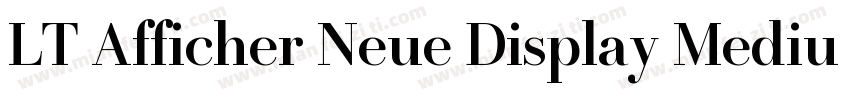 LT Afficher Neue Display Medium字体转换